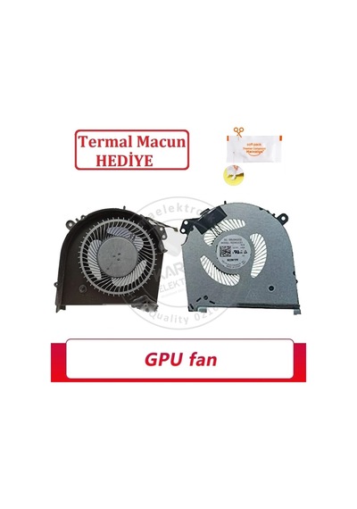 HP Uyumlu Omen 15-Dh1019Nt (132Z4Ea) Ekran Kartı Fanı Vga,Gpu