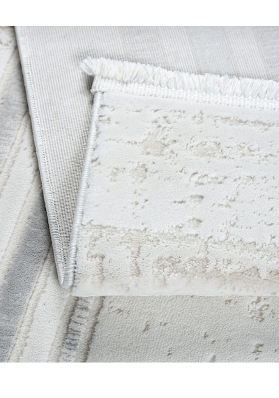 Elvey Home 7104 A.gri Modern Desen Doğal Taban Koridor Mutfak Çocuk Oturma Odası Salon Halı Yolluk 7104gri