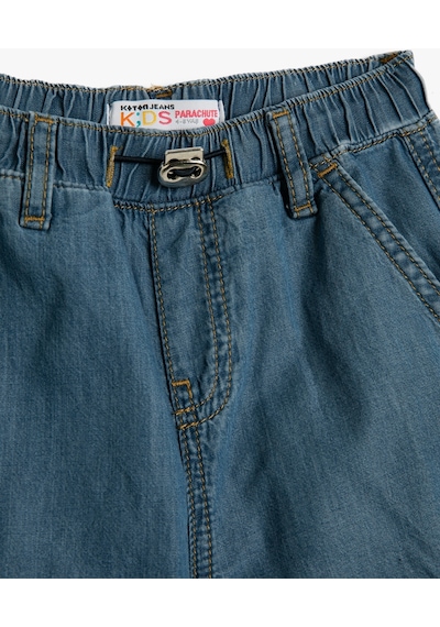 Koton Paraşüt Kot Pantolon Pamuklu Beli Lastikli Cepli - Parachute Jean Orta İndigo 3skg40075ad 3SKG40075ADMID İndigo Koton Paraşüt Kot Pantolon Pamuklu Beli Lastikli Cepli - Parachute Jean Orta İndigo 3skg40075ad 3SKG40075ADMID İndigo