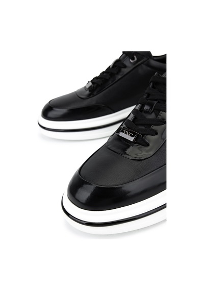 Tamer Tanca Erkek Hakiki Deri Siyah Sneakers & Spor Ayakkabı 1237 23248 Erk Ayk Sk26-27 Sıyah