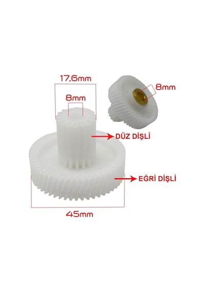 Sinbo Uyumlu Shb-3098 Et Kıyma Makinası Motor Dişlisi