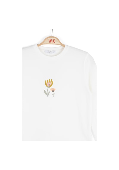 Xo Kids Kız Çocuk Tişort 8-14 Yaş 39301 Ekru