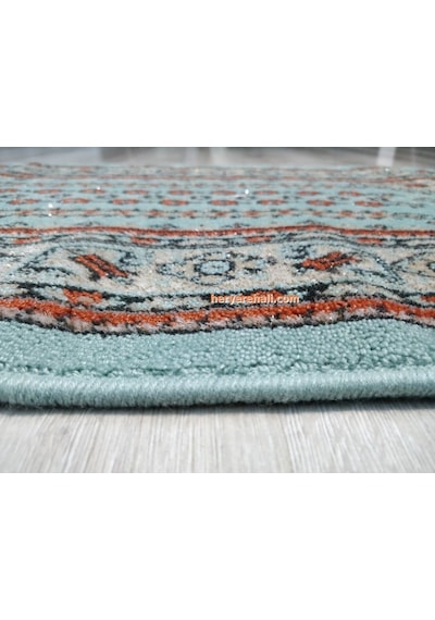 Halı Sarayı Asya Namazlık Seccade Ince 10503Y7Yeşil Sim 65x115 CM
