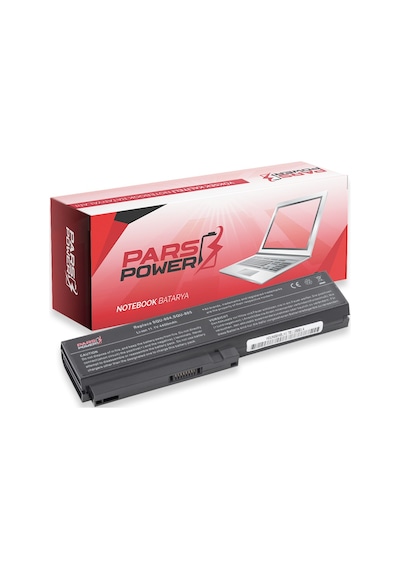 Casper Uyumlu Nirvana Tw9. Tw9A. Tw9X Notebook Batarya - Pil Pars 11.1V 4400Mah. - Siyah