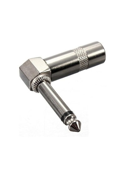 Hq Speed 6.3mm 90 Derece L Tip Mono Gitar Jack (1 Adet)