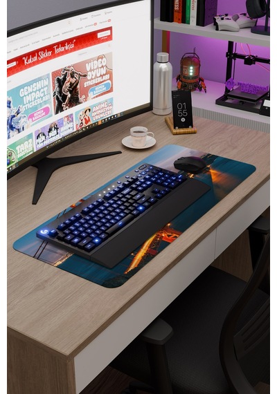 Golden Gate Köprüsü Kaliforniya Abd 2 V3 70x30 Xl Gaming Kauçuk Kaymaz Taban Mouse Pad Fare Altlığı