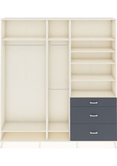 Arges Dolap 9 Raflı 3 Çekmeceli 3 Askılı 220x30x243 Aytaşı-aytaşı/antrasit Aytası/antrasıt Arges Dolap 9 Raflı 3 Çekmeceli 3 Askılı 220x30x243 Aytaşı-aytaşı/antrasit Aytası/antrasıt
