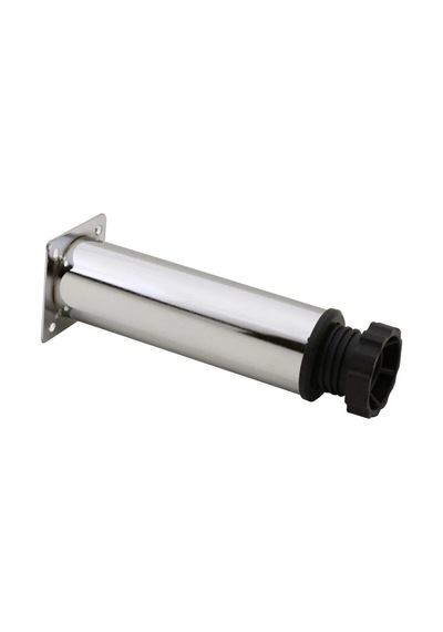 15 Cm Krom Mobilya Ayağı 4 Lü Set Ayarlanabilir Tabanlı Metal Dolap Masa Ayağı Gri