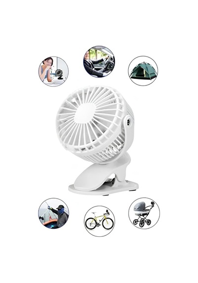 Şarjda Ve Fişte Çalışabilen Portatif Mini Fan - Hs08375337-3692 Renkli