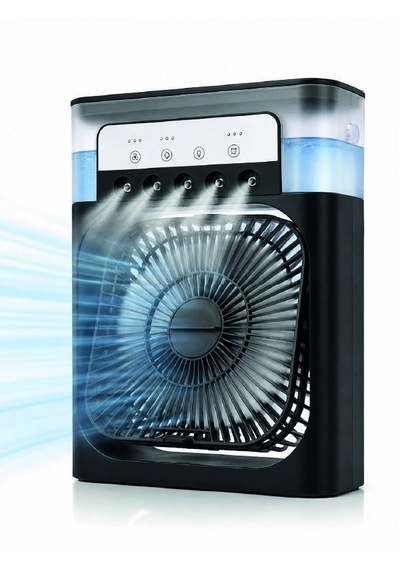 Su Hazneli Püskürtmeli Fan 1-3-5 Püskürtme Seçeneği, Type-c Güç Girişi Diğer