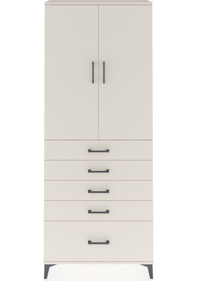 Arges Dolap 2 Raflı 5 Çekmeceli 2 Kapaklı 88x30x221 Aytaşı-ay... Aytaşı