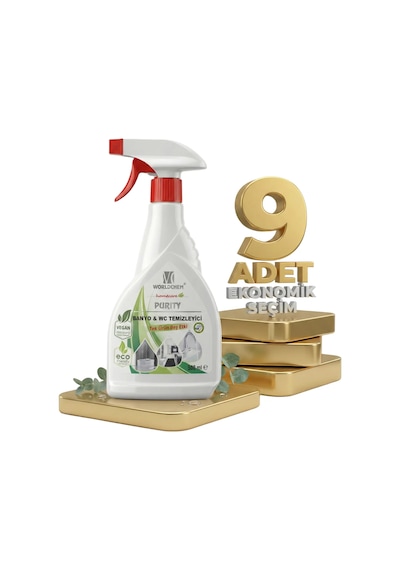 Worldchem Banyo Wc Temizleme 9x500 Ml
