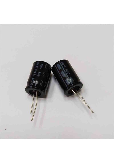 22mf 350v 16x26 85 Frolyt Elko Kondansatör 21 Adet