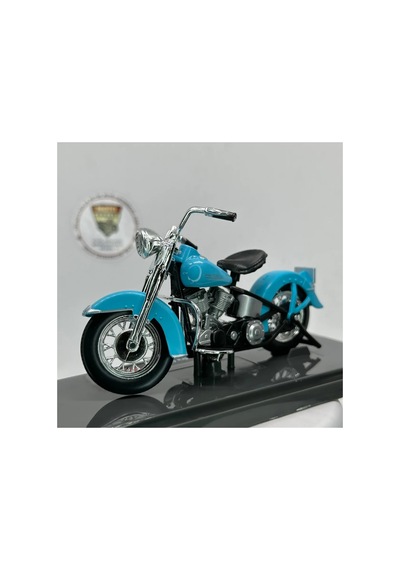 Harley Davidson Flh Duo Glide Maket Motor - 1:18 Maisto