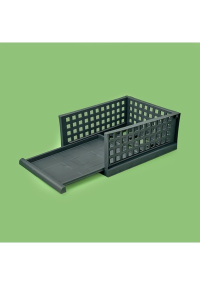 Maxi Tekli Set Akıllı Raf - Antrasit - 34x45x18 Cm Çok Renkli