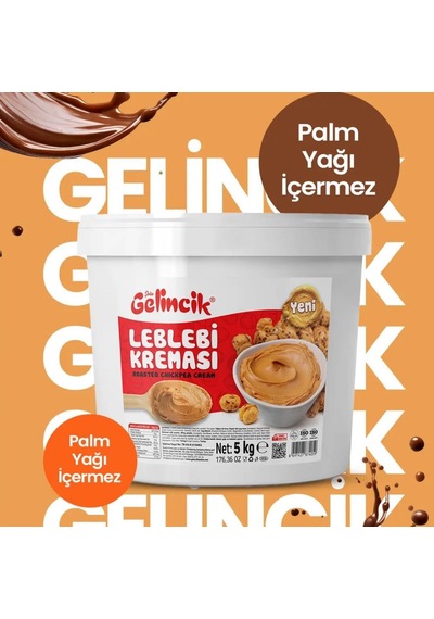 Leblebi Kreması 5 Kg Yoğun Aromalı Profesyonel Dolgu Kreması