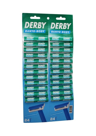 Derby Banyo Body Tek Bıçak Kartelalı Jilet 48pcs Bx40