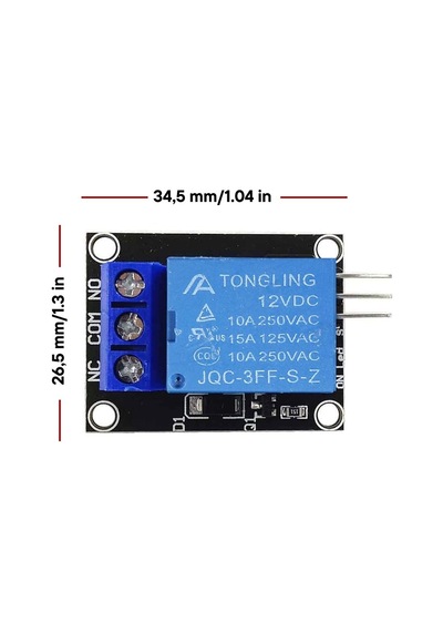 12v Röle Modülü Ky-019 1-way