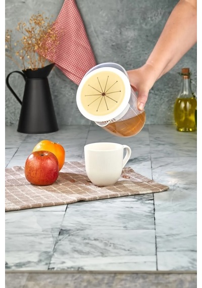 1,5 Lt Sıçratmaz Blender Ve Mikser Kabı Kapaklı Sıçratmayan Çırpma Mikser Kabı Beyaz