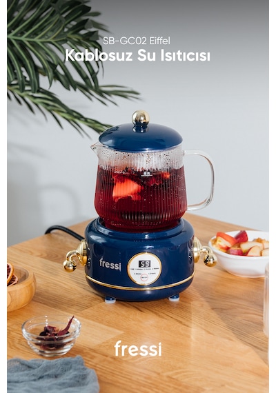 Fressi YSB-GC02 0.6 L Cam Su Isıtıcı Kettle