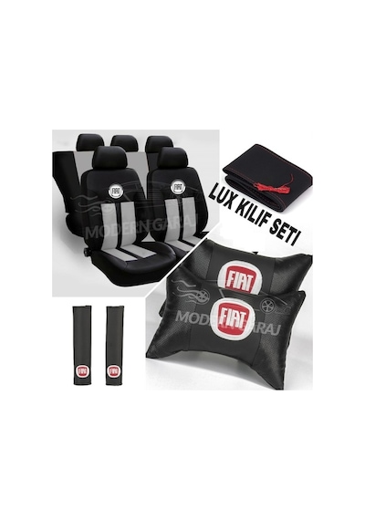 Fiat Koltuk Kılıfı Fiat Boyun Yastığı Fiat Kemer Pedi Fiat