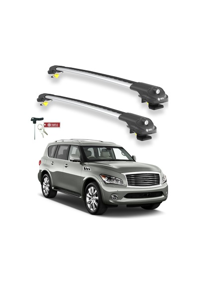 Turtle Infiniti Qx56 Z62 2011-2013 Ara Atkı Air1 Gri
