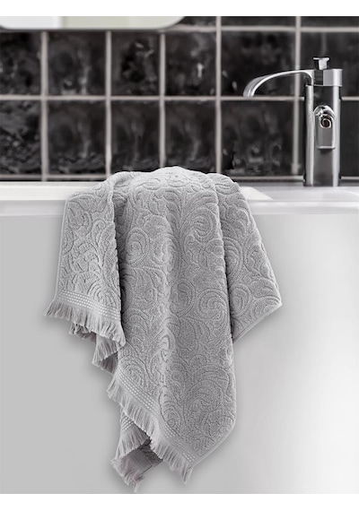 Cotton Esra Büyük Boy Banyo Havlusu 90x150 Antrasit