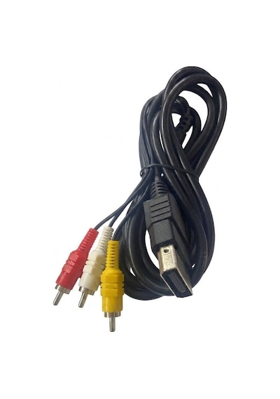 Xbox 360 Av Rca Kablosu 1.8 Metre - Orijinal Tip Görüntü Ve Ses Aktarım Kablosu