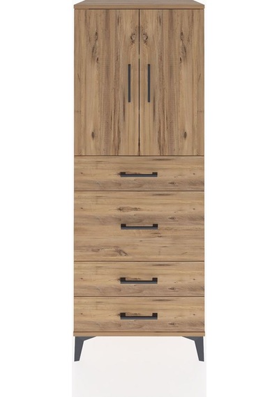Hyperion Dolap 3 Raflı 4 Çekmeceli 2 Kapaklı 60x44x163 Çam-çam Çam Hyperion Dolap 3 Raflı 4 Çekmeceli 2 Kapaklı 60x44x163 Çam-çam Çam