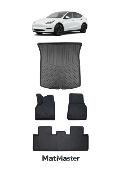 Tesla Model Y 2020 Model 5d Premium Ekstra Havuzlu Paspas Ve Bagaj Havuzu Set