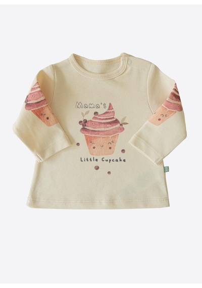 Kitikate Organik Little Cupcake 2'li Takım Natural Krem