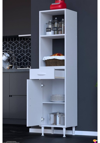 Vio 50 Cm Fırın Ve Mikrodalga Dolabı Çekmeceli Kapaklı Çok Amaçlı Mutfak Dolabı 50 Cm Vio 50 Cm Fırın Ve Mikrodalga Dolabı Çekmeceli Kapaklı Çok Amaçlı Mutfak Dolabı 50 Cm