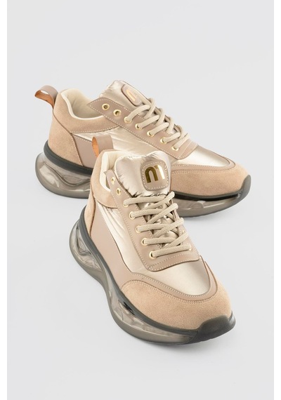 Mubiano Kadın Sneaker Kalın Tabanlı Bağcıklı Myra Vizon Vizon Mubiano Kadın Sneaker Kalın Tabanlı Bağcıklı Myra Vizon Vizon