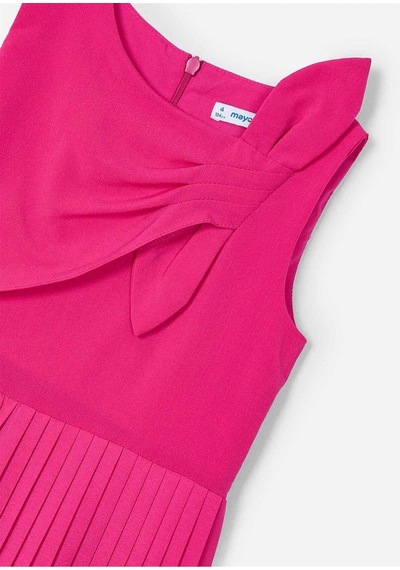 Kız Çocuk Fiyonklu Tulum Pembe 3872 Pembe