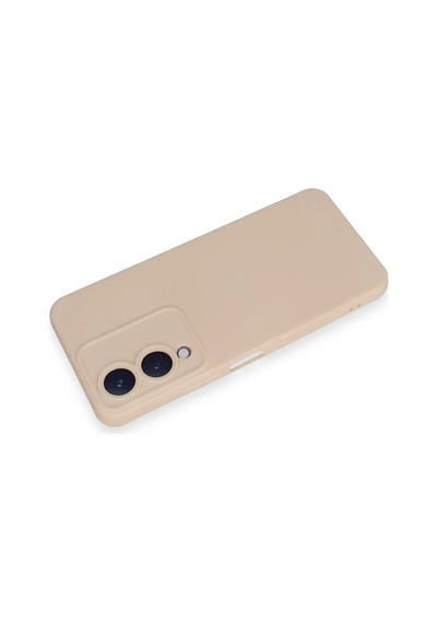 Newface - 798 - Vivo Y17s Kılıf Nano İçi Kadife Silikon - Edntrend - - Pudra