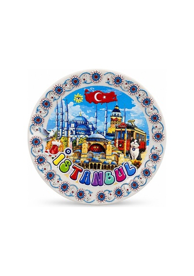 İstanbul Temalı Seramik Magnet 59116112