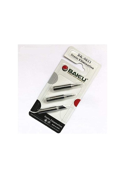 Bk-9033 Baku Havya Ucu Seti 3 Parça Balta / Sivri / Eğimli