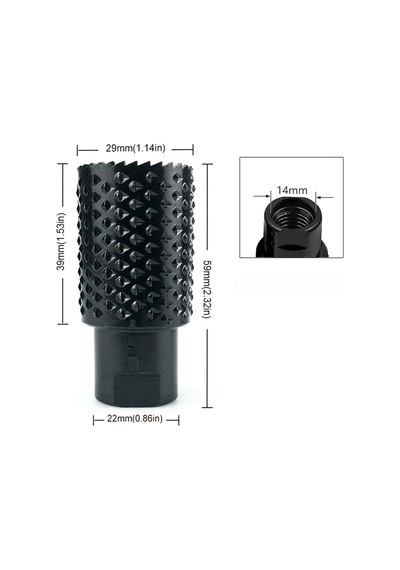 6073 Taşlama Makinesi İçin Silindir Tip Ahşap İşleme Törpü, Zımpara 29 Mm