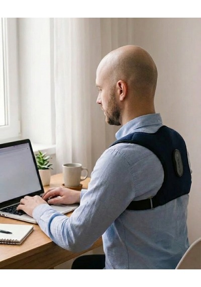 Hepsi Akıllı Postür Düzeltici Masaj Kemeri Medikal Destekli Najmaddin