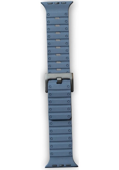 Watch 42mm Magnus Mıknatıslı Silikon Kordon Saat Değildir - Mavi Diğer