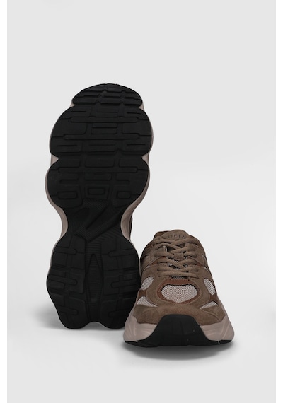 Lufian Mark Erkek Deri Sneaker Ayakkabı Kum Kum 112230240100580 Kum