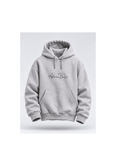 North Whiskers Hello Adventure Baskılı Unisex Hoodie Outdoor Temalı Kapüşonlu Sweatshirt Gri - 931396425 Gri - 931396425 Gri North Whiskers Hello Adventure Baskılı Unisex Hoodie Outdoor Temalı Kapüşonlu Sweatshirt Gri - 931396425 Gri - 931396425 Gri