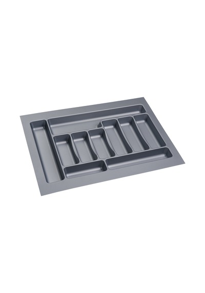 Çekmece İçi Desenli Gri Kaşıklık Antibakteriyel 67x49 Gri
