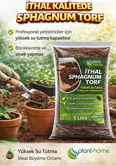 5 Litre İthal Spagnum Torf -premium Kalite 1000