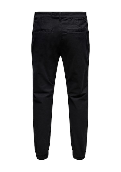 Only & Sons Onscam Aged Cuff Chino Pk 9626 Erkek Siyah Pantolon - 22019626 Siyah