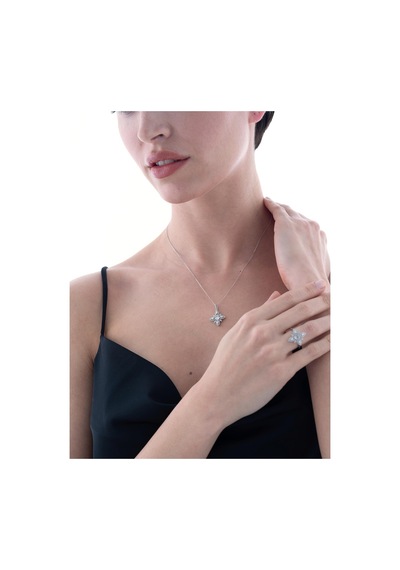 Nochediamond 0,43 Karat Fantezi Pırlanta Kolye-606