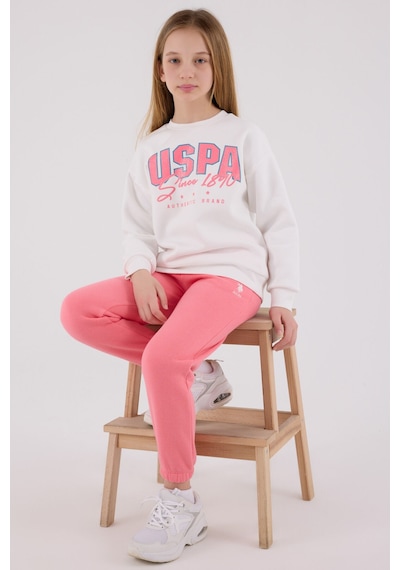 U.s. Polo Assn Kız Çocuk Beyaz Eşofman Takımı Beyaz