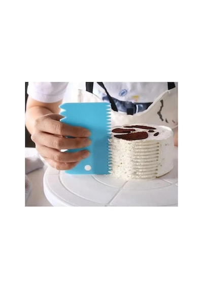 3 Lü Hamur Şekillendirici Seti Hamur Kesici Kazıyıcı Spatula Pasta Pizza Hamur Aparatı Diğer