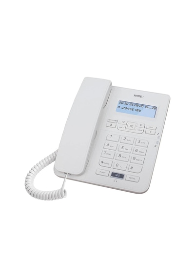 KAREL TM-145  Masa Telefonu Dijital Beyaz