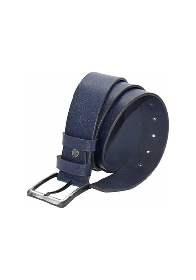 Süzer Deri 4.5 Cm. Spor Hakiki Deri Düz Model Kemer Lacivert Lacivert